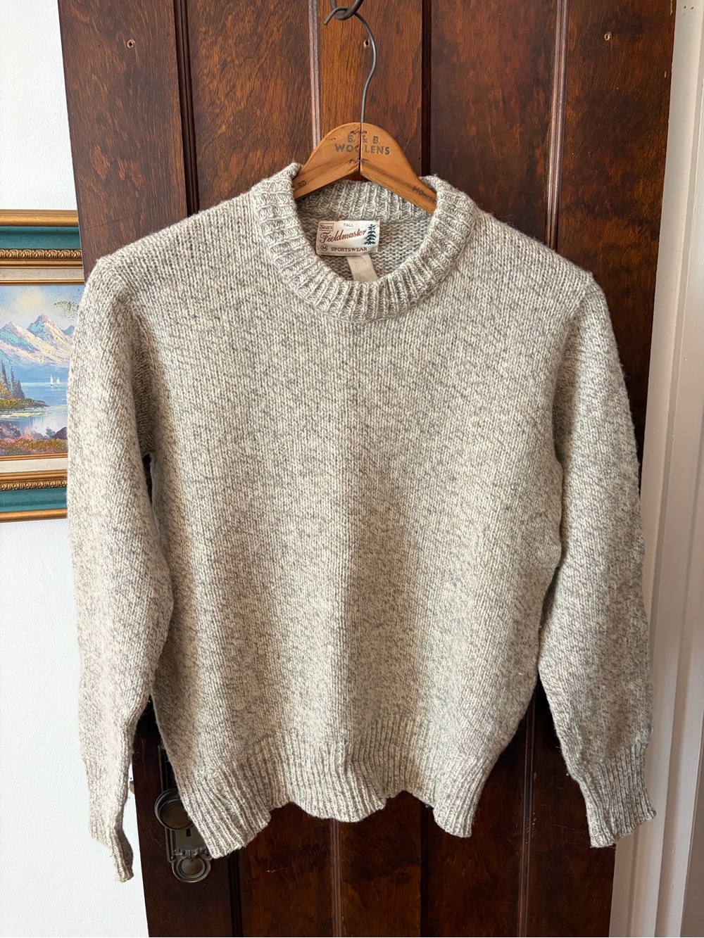 Wool Crewneck Pullover Sweater